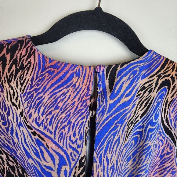 Paris Atelier And Other Stories size 2 twist knot dress abstract print - Picture 7 of 14